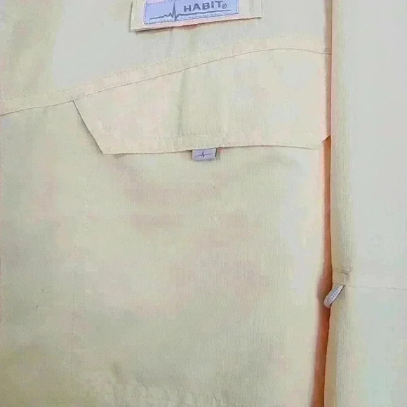 Habit Men's Fourche Mountain River Guide Long Sleeve Fishing Shirt 2XL - Picture 5 of 11